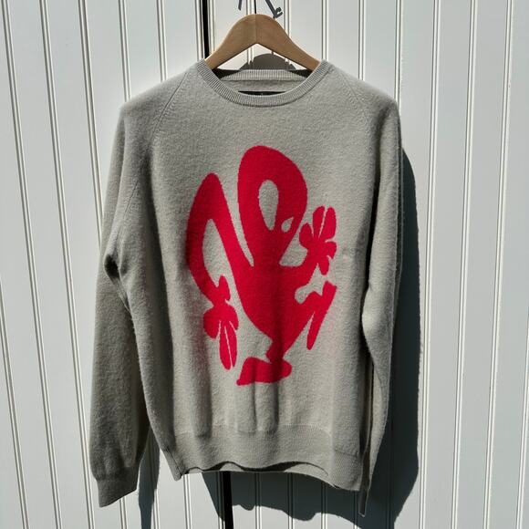 Frenckenberger x Richie Hawtin Plastikman Boyfriend Sweater Sz XS 100% Cashmere - Picture 4 of 16